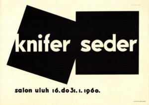 Julije Knifer, Đuro Seder: Plakat