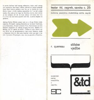 Katalog za predstavu R. Queneau: Stilske vježbe