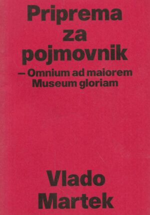 Vlado Martek: Priprema za pojmovnik