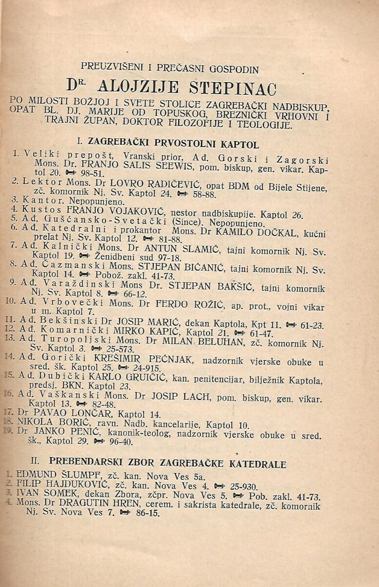 Šematizam zagrebačke nadbiskupije - Slika 2