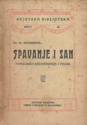 Dr. M. Blumenthal: Spavanje i san