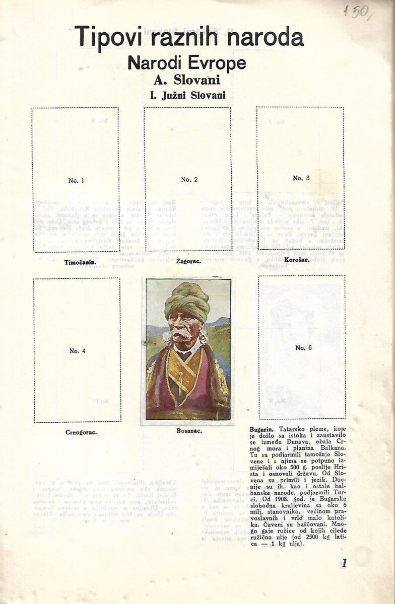 Tipovi raznih naroda - IV. čitanka za staro i mlado za sakupljanje sličica - Slika 2