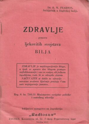 Dr. R. W. Pearson: Zdravlje pomoću ljekovitih svojstava bilja