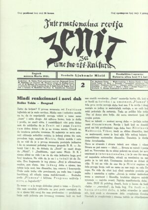 Ljubomir Micić: Zenit 2