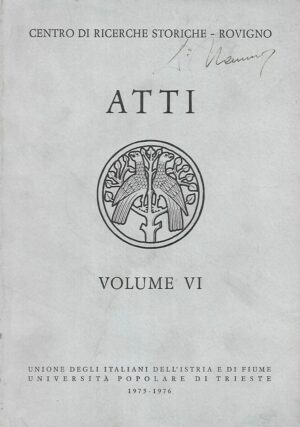 Grupa autora: Atti - Volume VI.