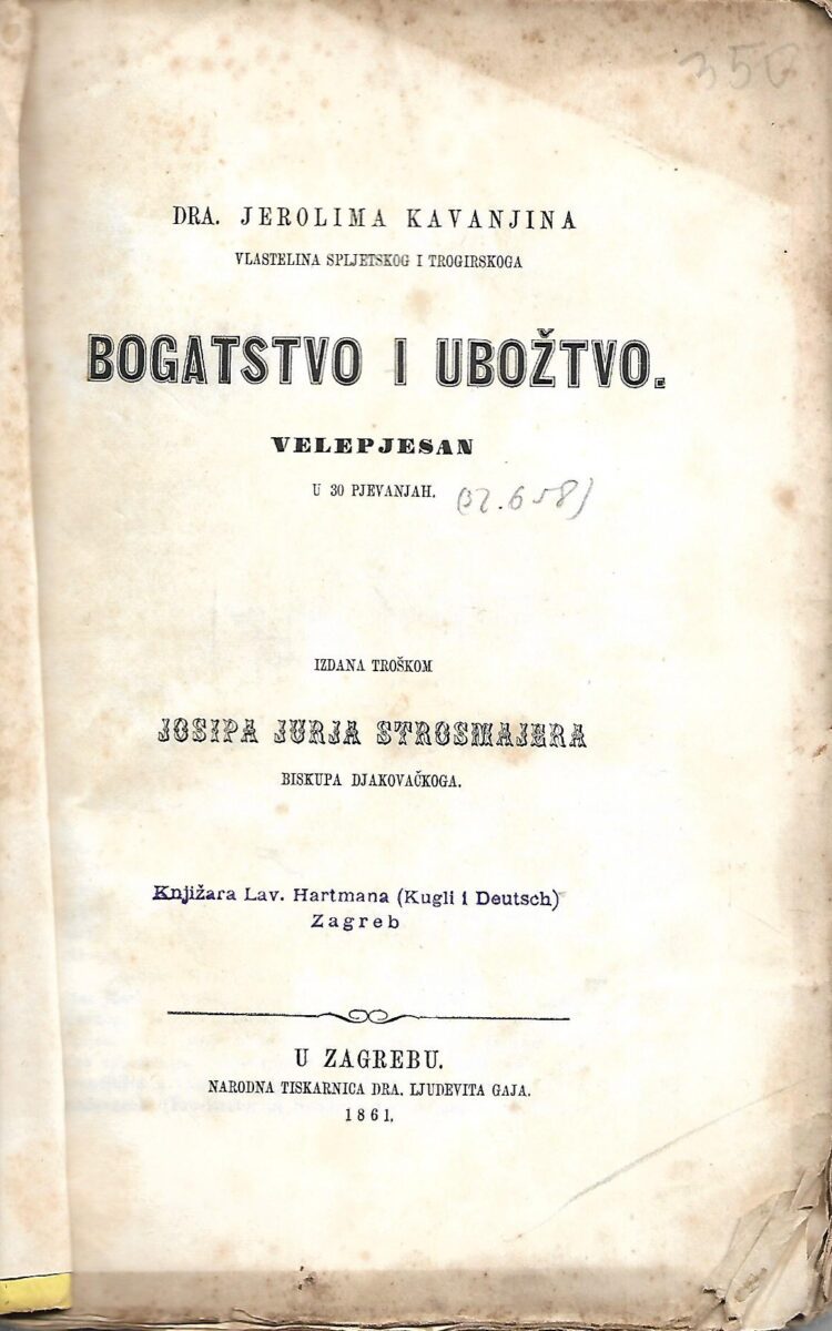 Jerolim Kavanjin: Bogatstvo i ubožtvo - Slika 2