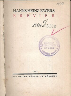 Hans Heinz Ewers Breviar