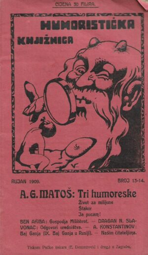 Humoristična knjižica, Rujan 1909. Broj 13-14.