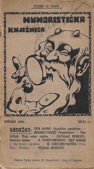 Humoristična knjižnica: Srpanj 1909., broj 11.