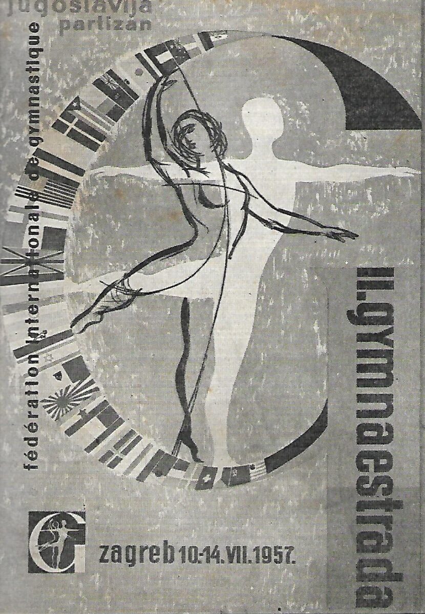 Nikola Popović / Ladislav Grakalić (ur.): II. Gymnaestrada - Vodič kroz Zagreb + dvije karte