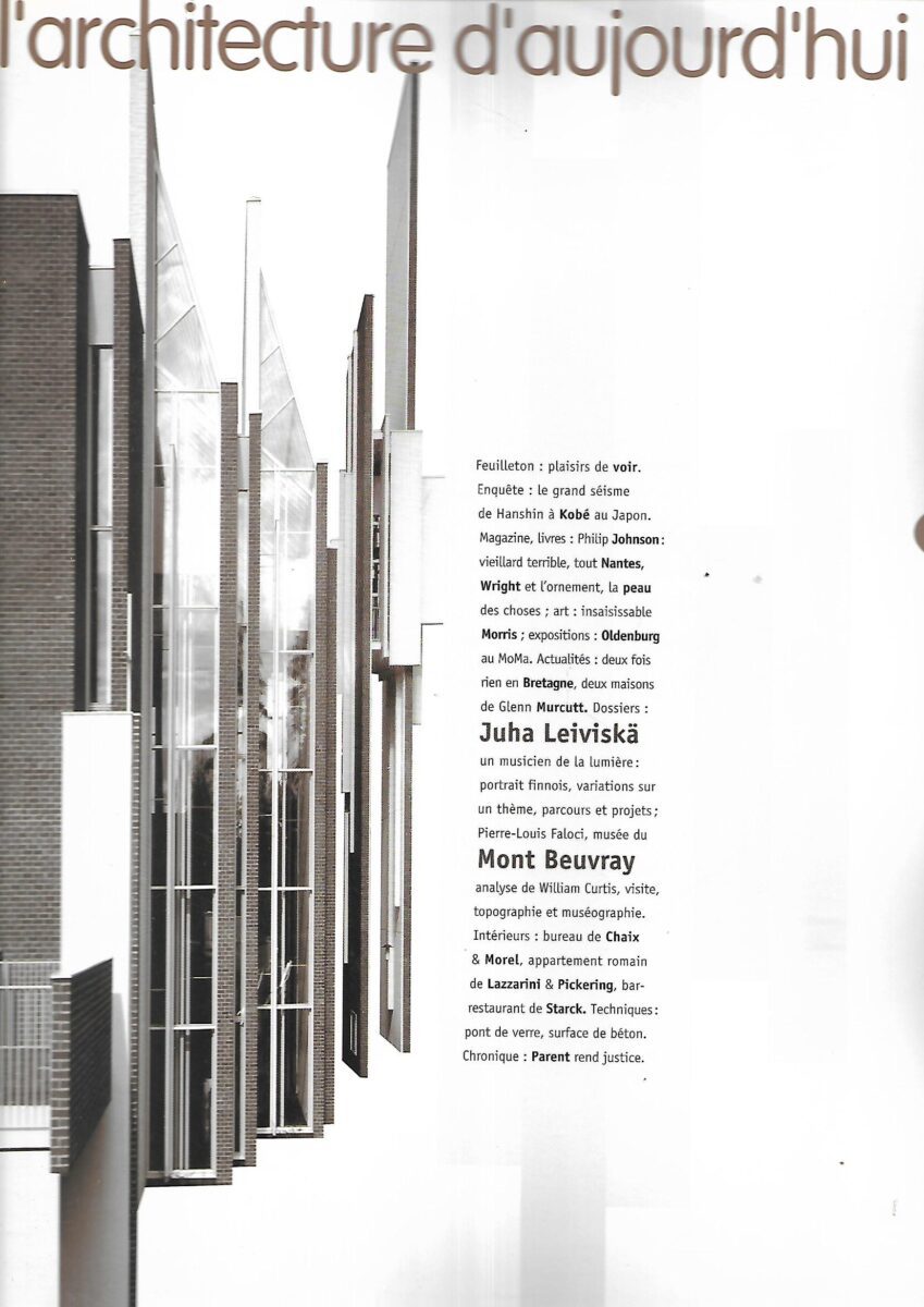 L'architecture d'Aujourd'hui: octobre 1995., 301