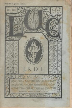 Stjepan Podolšak (ur.): Luč – Glasilo jugoslovenskog katoličkog đaštva – God. XVIII.- Broj 3-4 / 23. prosinca. 1922.