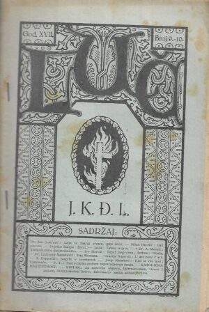 Stjepan Podolšak (ur.): Luč – Glasilo jugoslovenskog katoličkog đaštva – God. XVII.- Broj 9-10 / 28. lipnja. 1922.