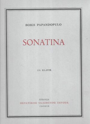 boris papandopulo: sonatina za klavir