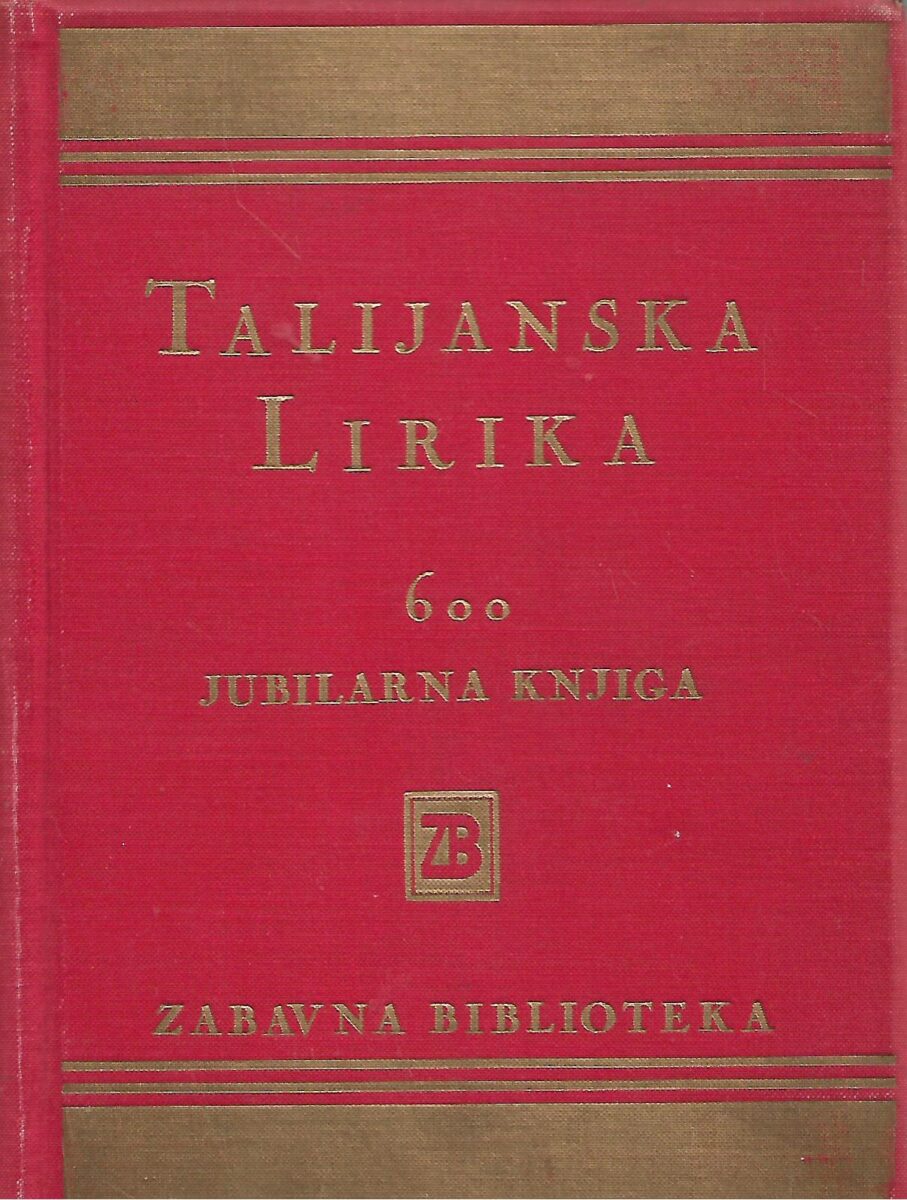O. Delorko i A. Nizeteo (ur.): Talijanska lirika