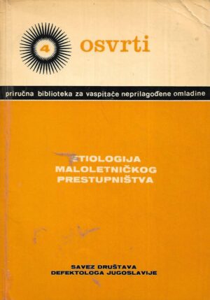 Dr. Bronislav Skaberne: Etiologija maloletničkog prestupništva