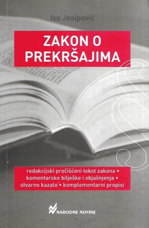 Ivo Josipović: Zakon o prekršajima