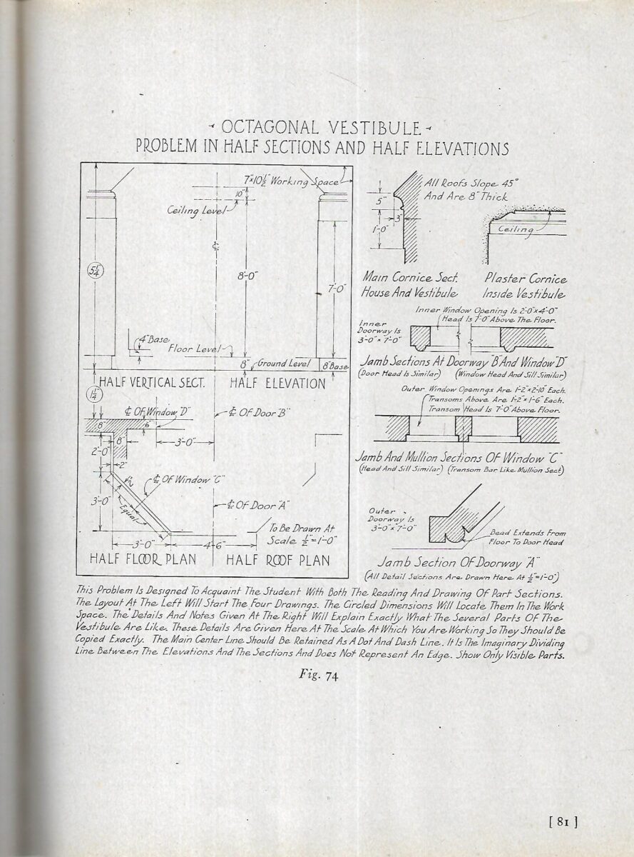 Wooster Bard Field: An Introduction to Architectural Drawing - Slika 3