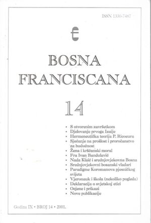 Bosna Franciscana - broj 14 - 2001.