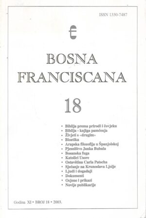 Bosna Franciscana - broj 18 - 2003.