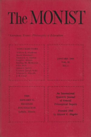 The Monist - January, 1968.