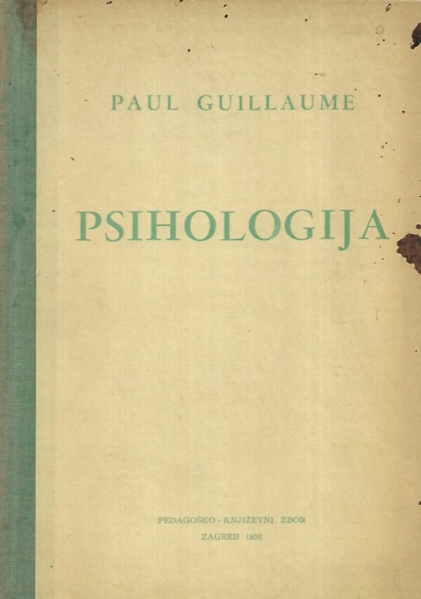 paul guillaume: psihologija
