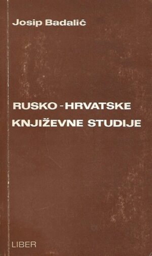 josip badalić: rusko-hrvatske književne studije