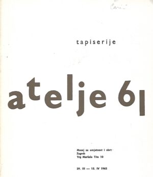 Atelje 61: Tapiserije - katalog