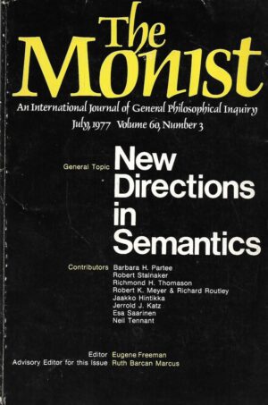 The Monist -  July, 1977.