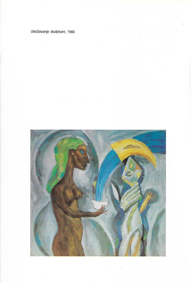 Zlatan Vrkljan: Slike - katalog izložbe - Muzej za umjetnost i obrt, Zagreb 6.11. - 27.11.1987. - Slika 2