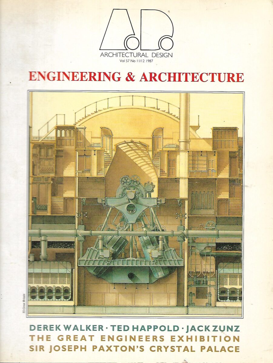 Architectural Design Vol.57 No.11/12 . 1987 - Engineering & Architecture