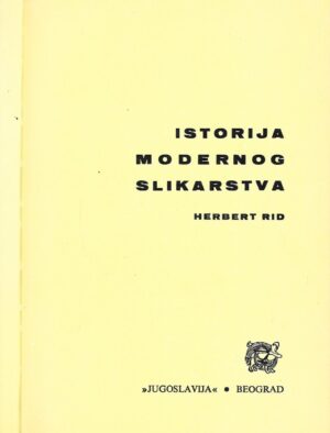 Herbert Read: Istorija modernog slikarstva