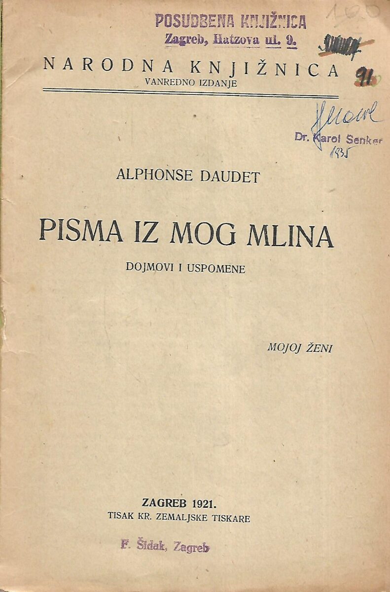 Alphonse Daudet: Pisma iz mog mlina - Slika 2