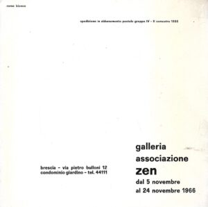 Remo Bianco: Galleria Associazone - katalog - s potpisom