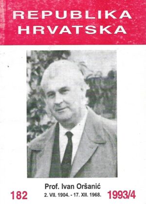 Ivo Korsky (ur.): Republika Hrvatska - broj 182, 1993/4