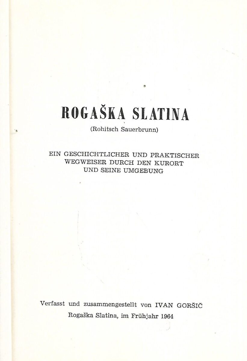 Ivan Goršić: Rogaška Slatina - Slika 2