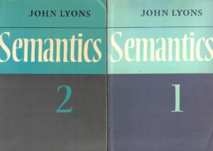 John Lyons: Semantics 1 - 2
