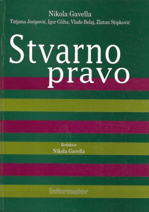 Nikola Gavella i suradnici: Stvarno pravo