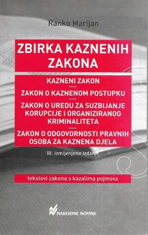 Ranko Marijan: Zbirka kaznenih zakona