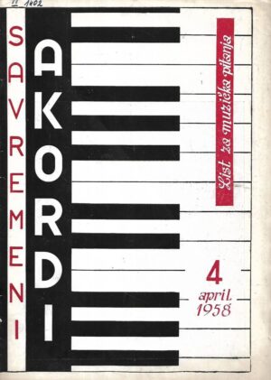 Savremeni akordi - broj 4, april 1958.