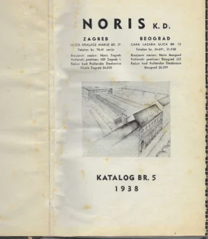 Noris K. D. - katalog br. 5, 1938.