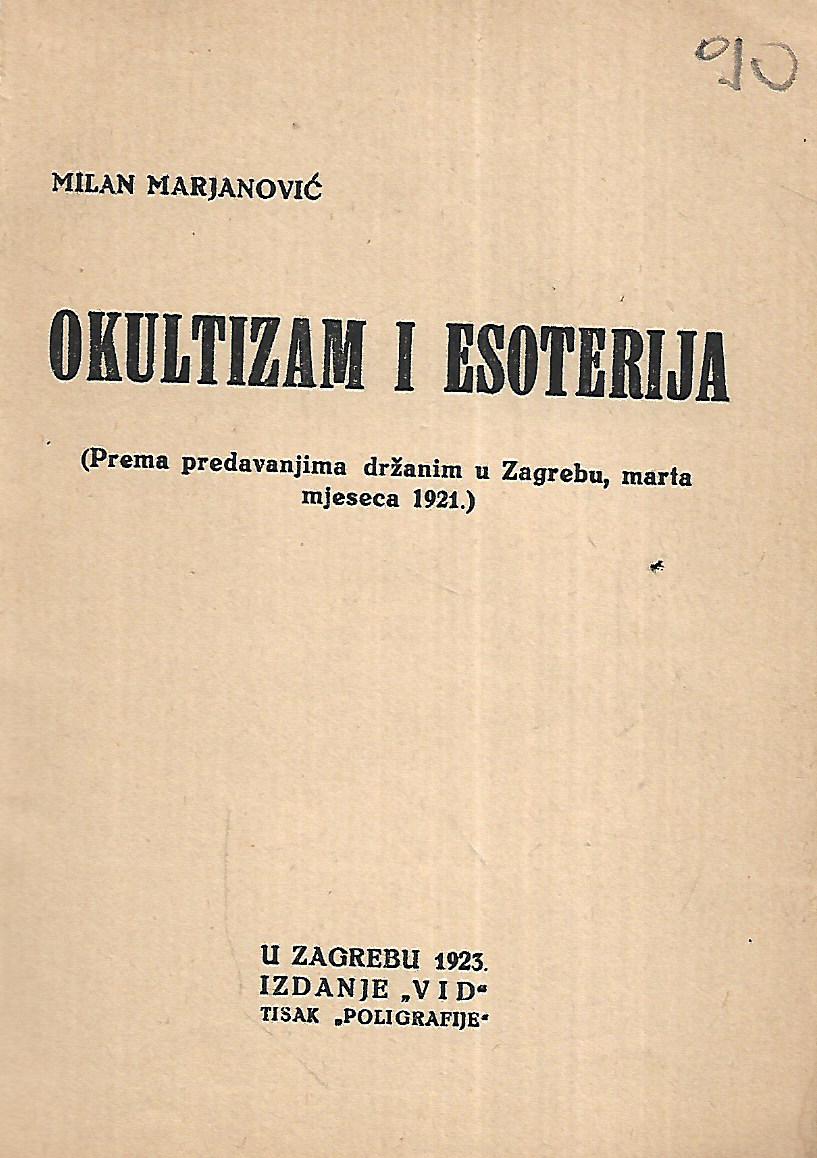 Milan Marjanović: Okultizam i esoterija - Slika 2