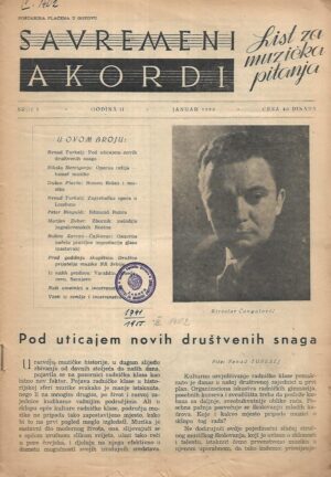 Savremeni akordi - broj 1, godina II