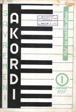 Savremeni akordi - broj 1, januar 1957.