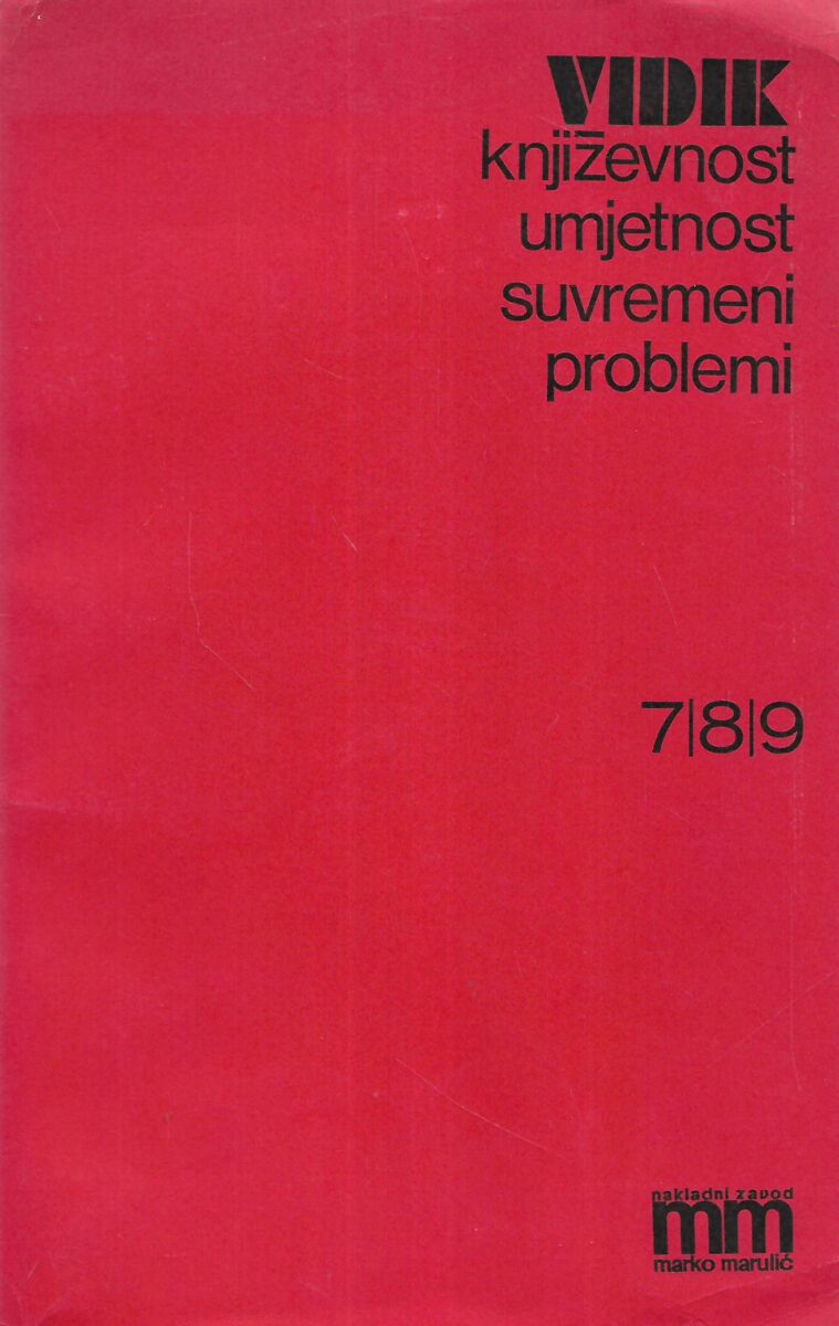 Vidik 7/8/9: Studeni - Prosinac - Siječanj 1972/73.