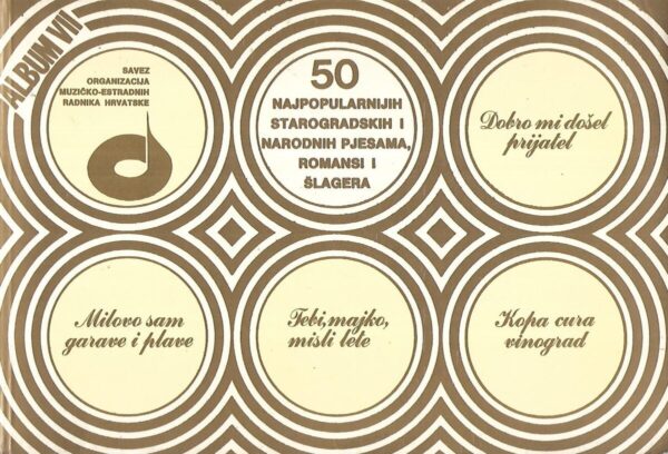 50 najpopularnijih starogradskih i narodnih pjesama, romansi i šlagera