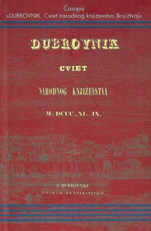 Dubrovnik, Cviet narodnog književstva 2,3,4 / 1849-1851