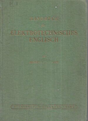 Henry G. Freeman: Handbuch für Elektotechnisches Englisch