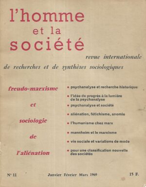 L'homme et la societe No 11