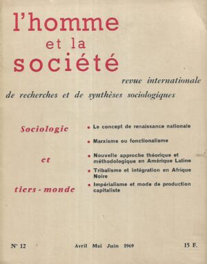 L'homme et la societe No 12